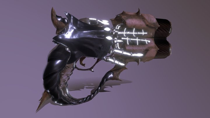 Demon Revolver - AMMO 3D Model