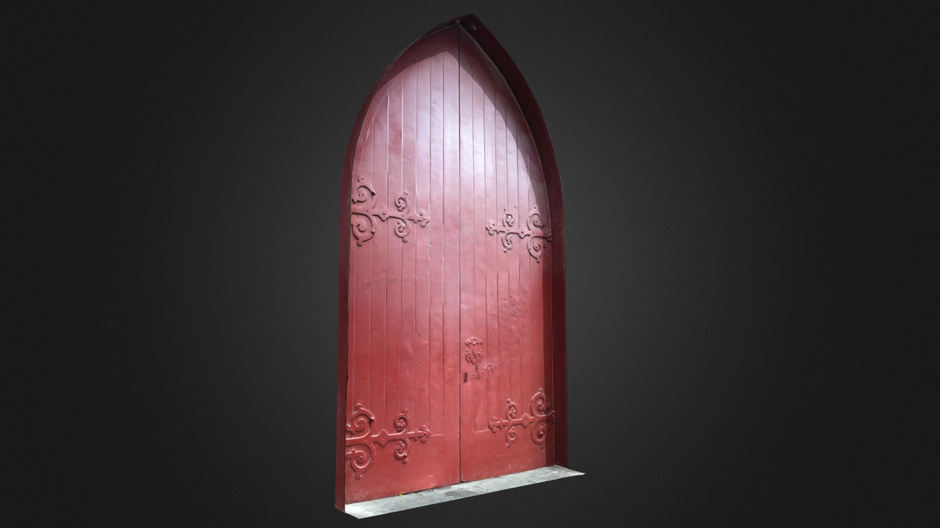 Red Church Door