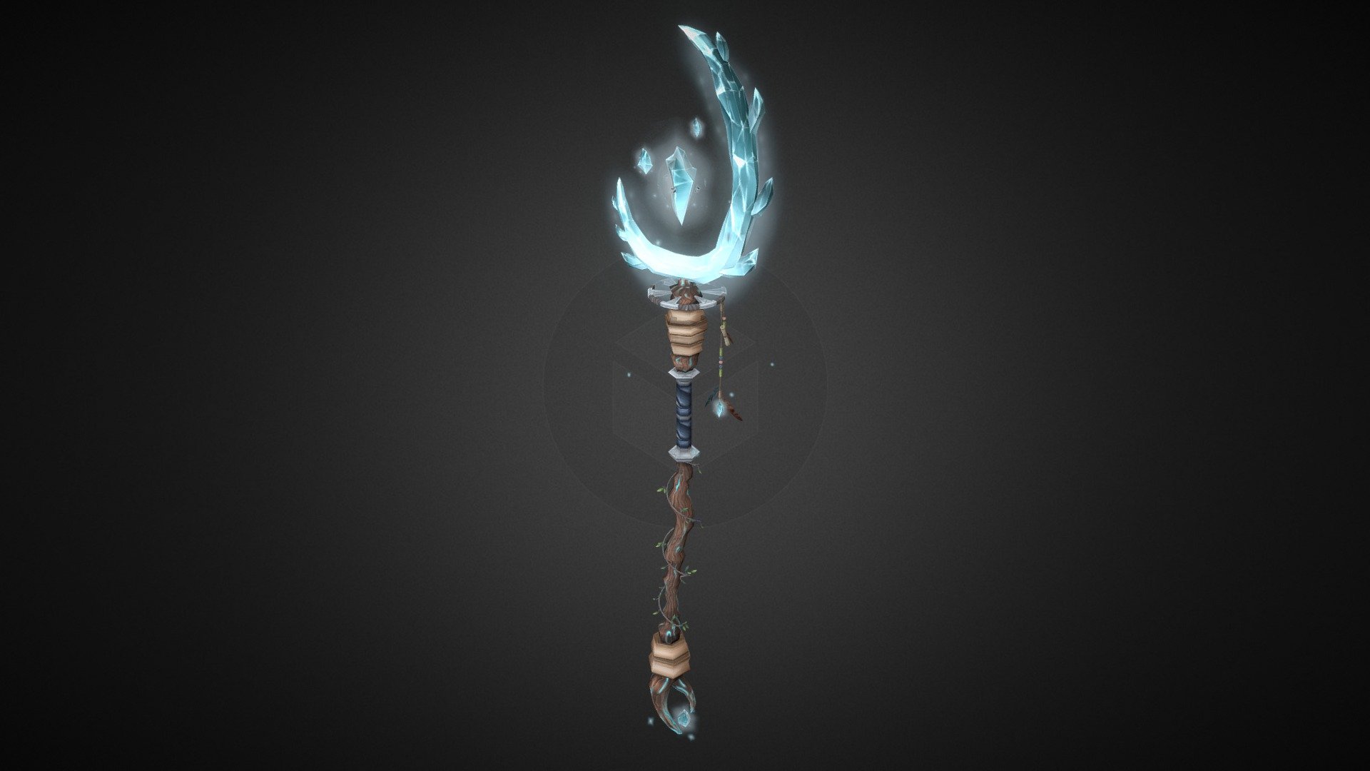 Game Art - Druid Weapon - Steenmans Zena - 3D model by ZenaSteenmans ...