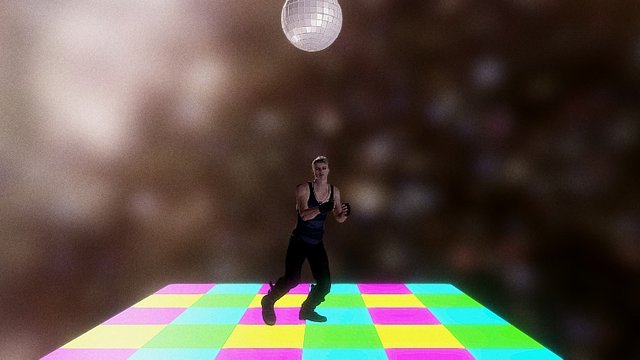 In the club with Dante! 3D Model