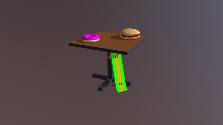 Cartoon Props 3D Model