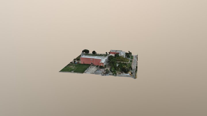 Iglesia de San Buenaventura, Homún, Yucatán. 3D Model