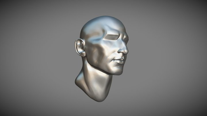 Human Head 3D Modeling 3D Model