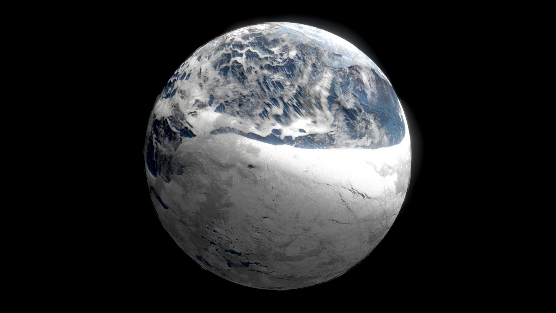 PBR Frozen Planet 2 - 8K Textures - Buy Royalty Free 3D model by ...
