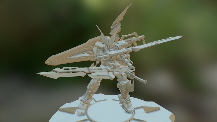 Gundam Astray Red_Version 5 3D Model