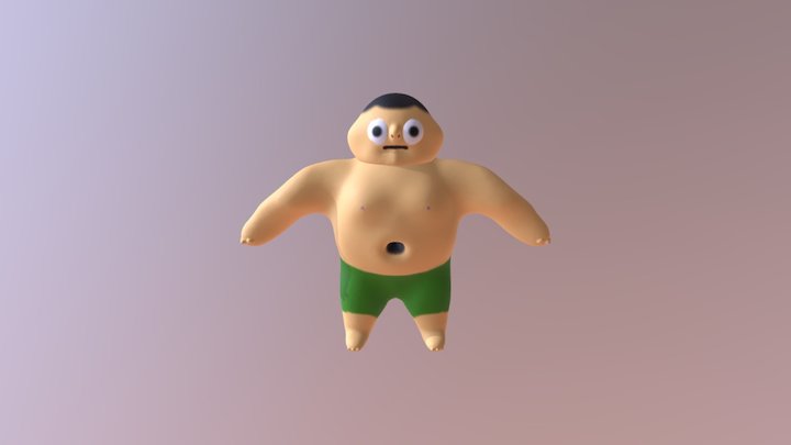Fat man 3D Model