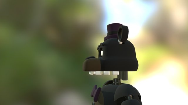 Burnt Fredbear 3D Model