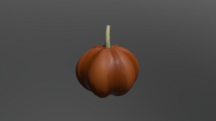 Pumpkin Asset 3D Model