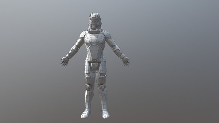 Mass effect Armour - Assignment 3D Model