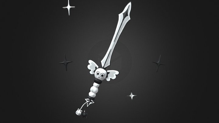 Cute Sword 3D Model