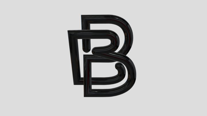 B - 36daysoftype 3D Model