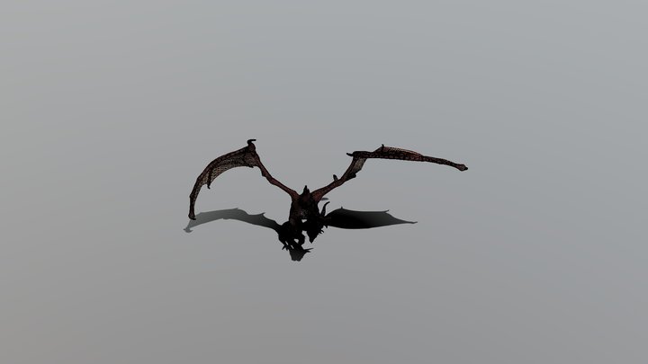 Red dragon 3D Model
