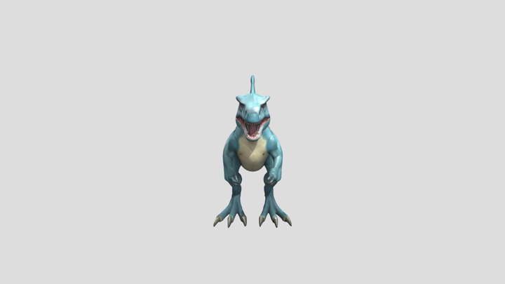 (Tyranno)saurus + (Shark) = Tyrannoshark 3D Model