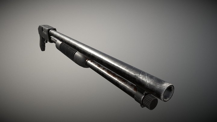 Mossberg 500 Cruiser 3D Model