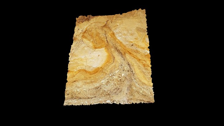 Cryoturbation, Hoher Stall, Germany 3D Model