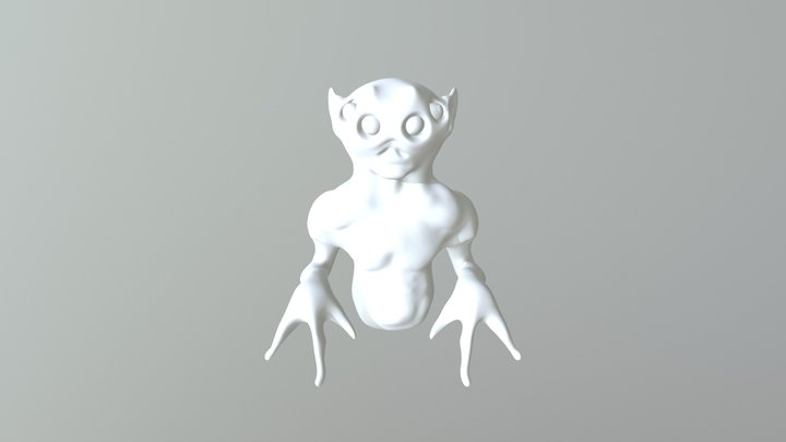 Mars Monster 3D Model