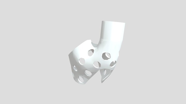 Orthesis Thumb (elongated +2cm) Left Side 3D Model