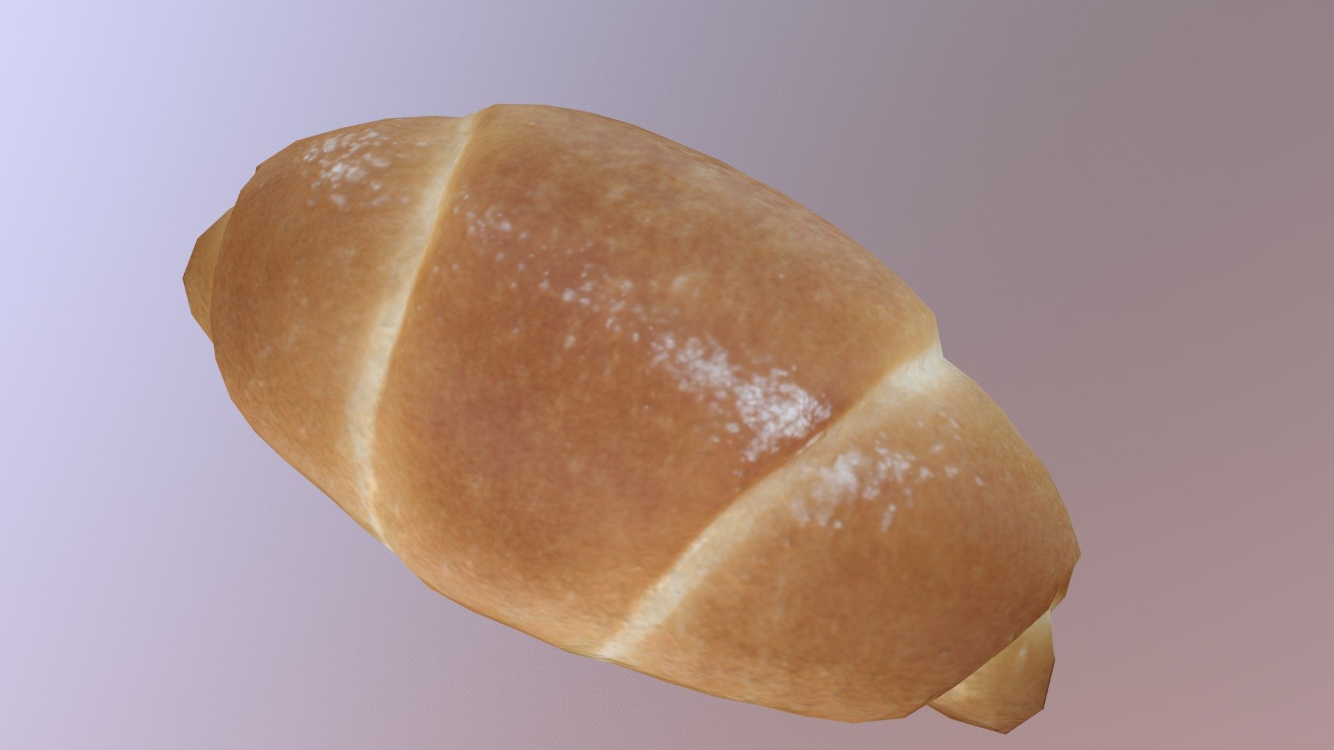 ButterRoll(Low Poly, 1.2k Tri)