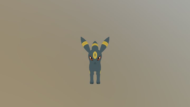 Umbreon Mark 3D Model