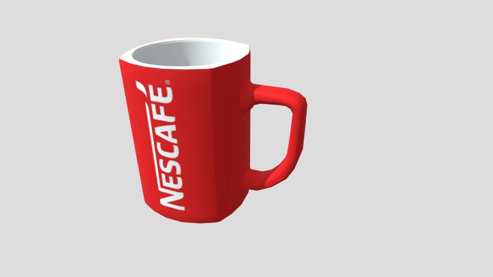 Nescafe mug – Kostenloses 3D-Modell STL