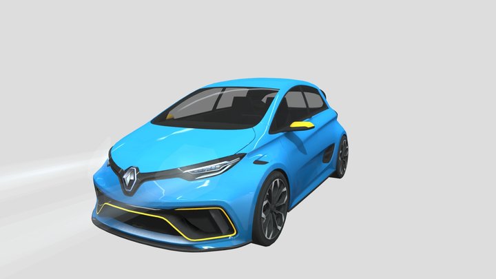 renault zoe sport – Gratis 3D-model STL
