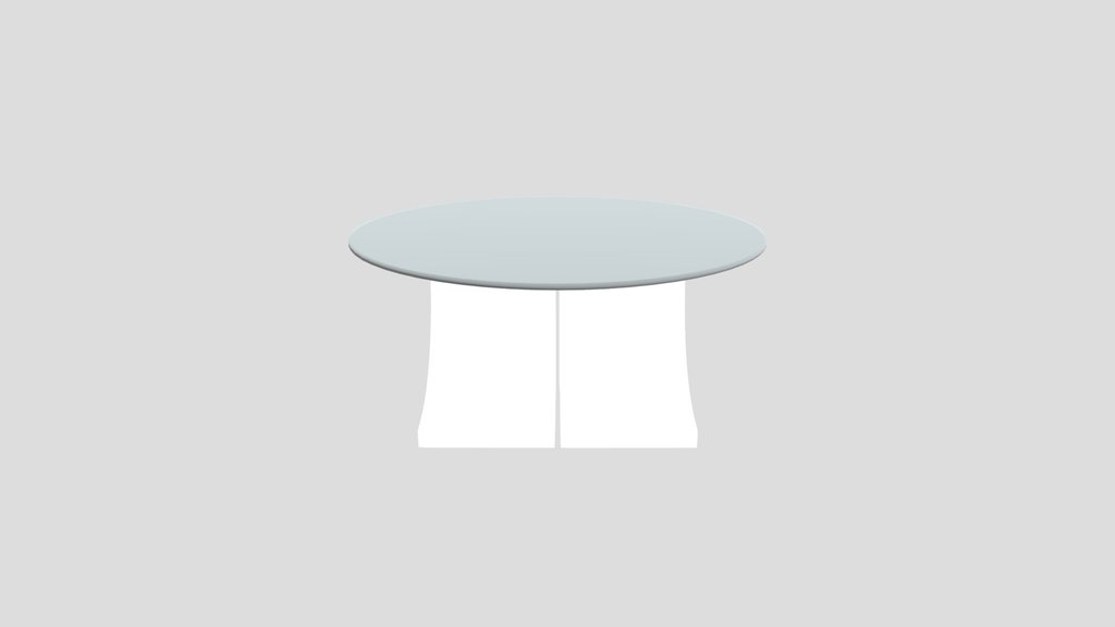 Glass And Travertine Coffee Table