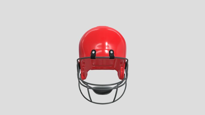 Capacete de Futebol Americano⚽ 3D Model