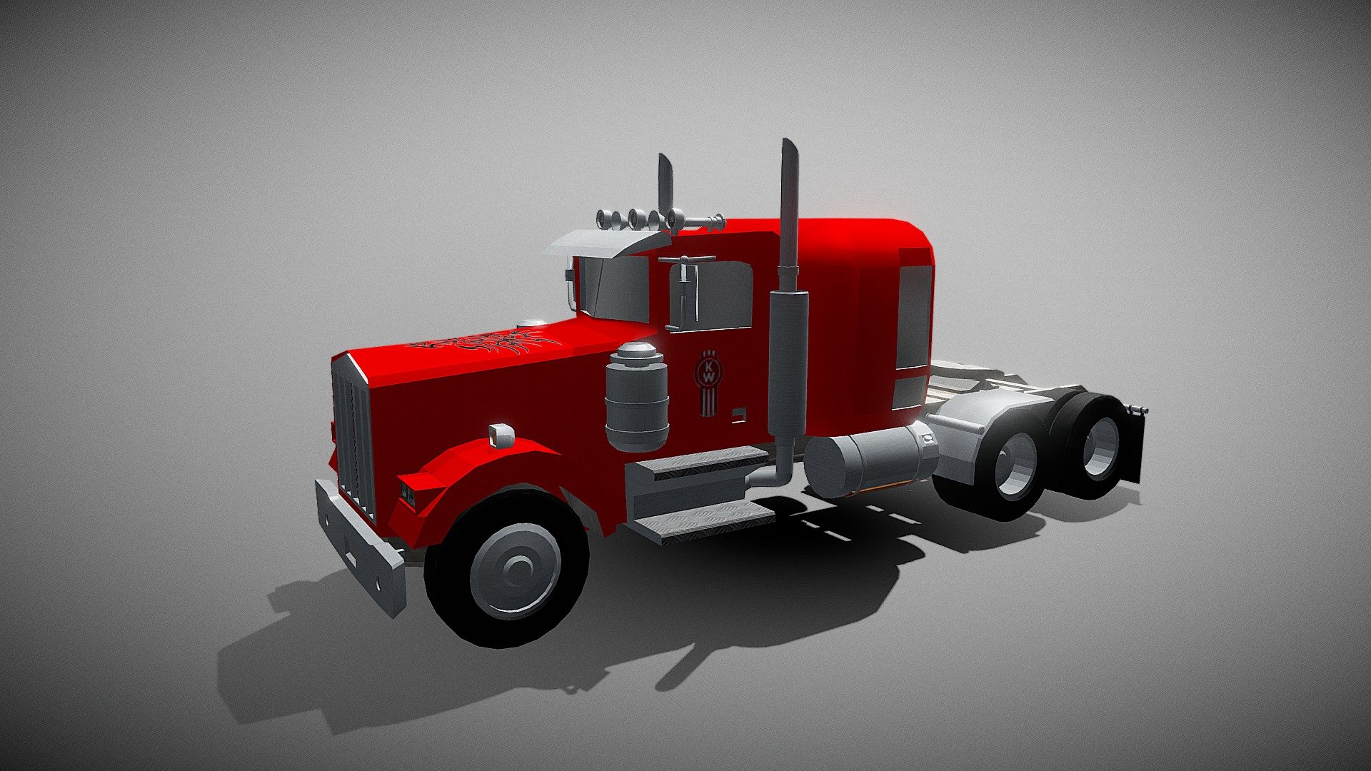 Truck W 900 - Download Free 3D model by perceval-66 [37b10f9] - Sketchfab