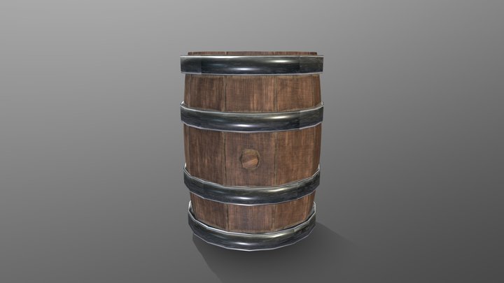 Barrel 3D Model