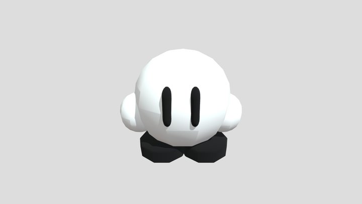 Atom destroyer (White) (Kirby) 3D Model