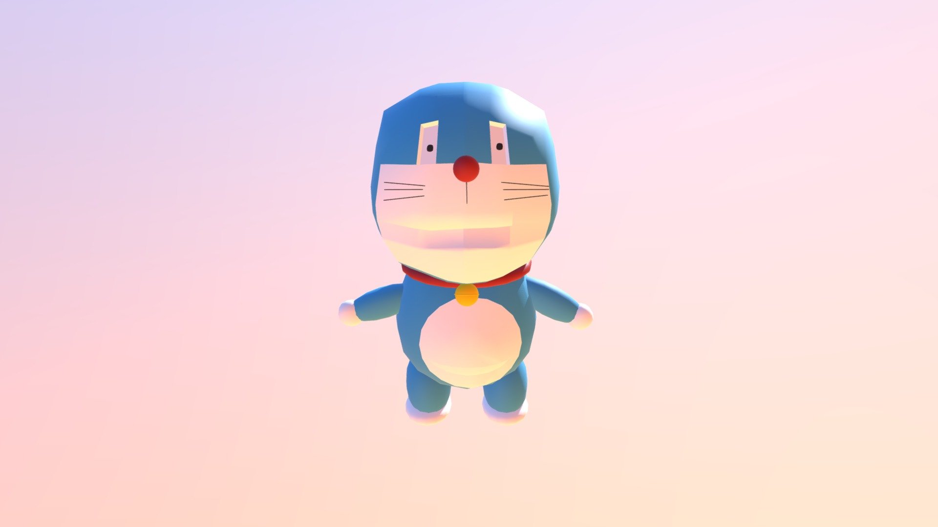 weekly 3 - Awful looking Doraemon - 3D model by superjesus [37b27f5 ...