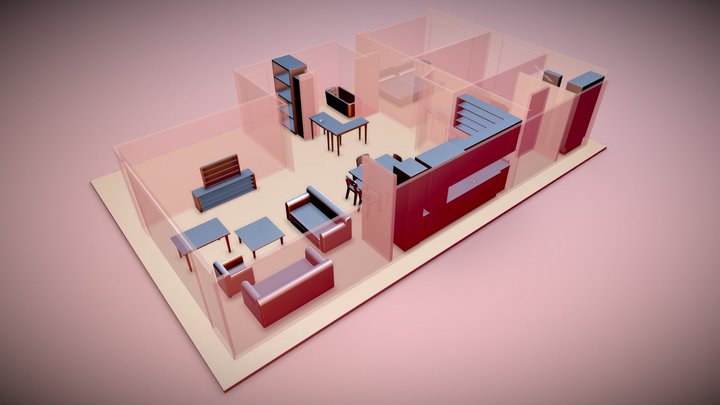 Apartment N13 | SUNRAF | Block A 3D Model