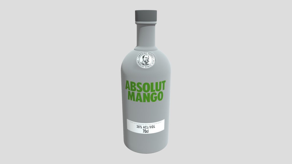 Vodka Absolut Mango Bottle
