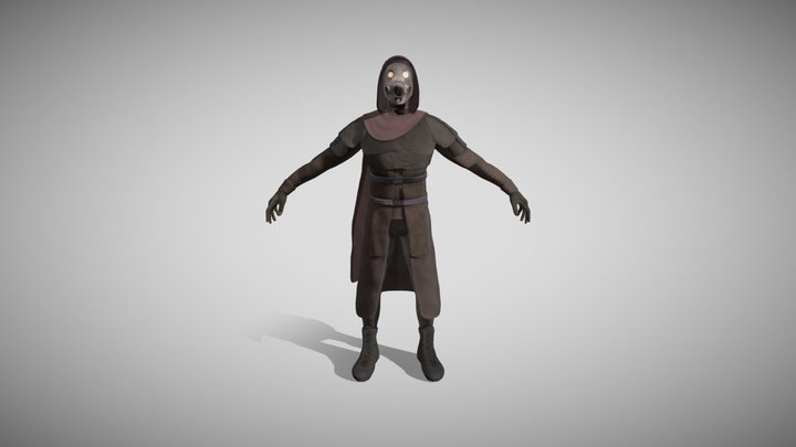 Assassin Character 3D Model