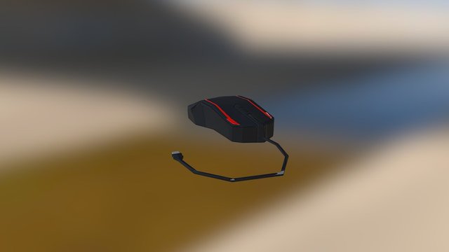 Computer Mouse (Low Poly) 3D Model