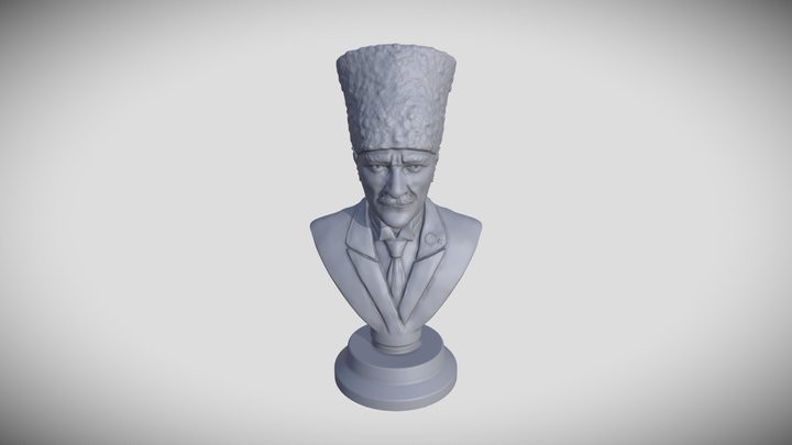Ataturk Büst 3D Model