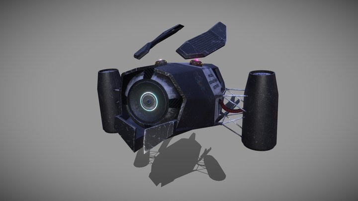 Police Drone – Free 3D Model STL