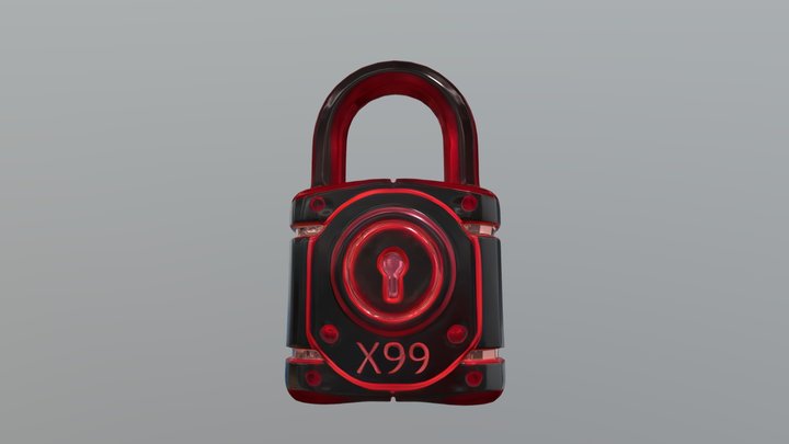 x99 lock 3D Model