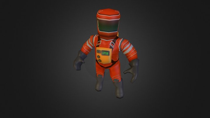 Astronaut 2 3D Model
