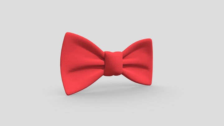 Red Bowtie – Free 3D Model STL