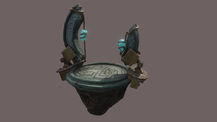 Floating Altar 3D Model