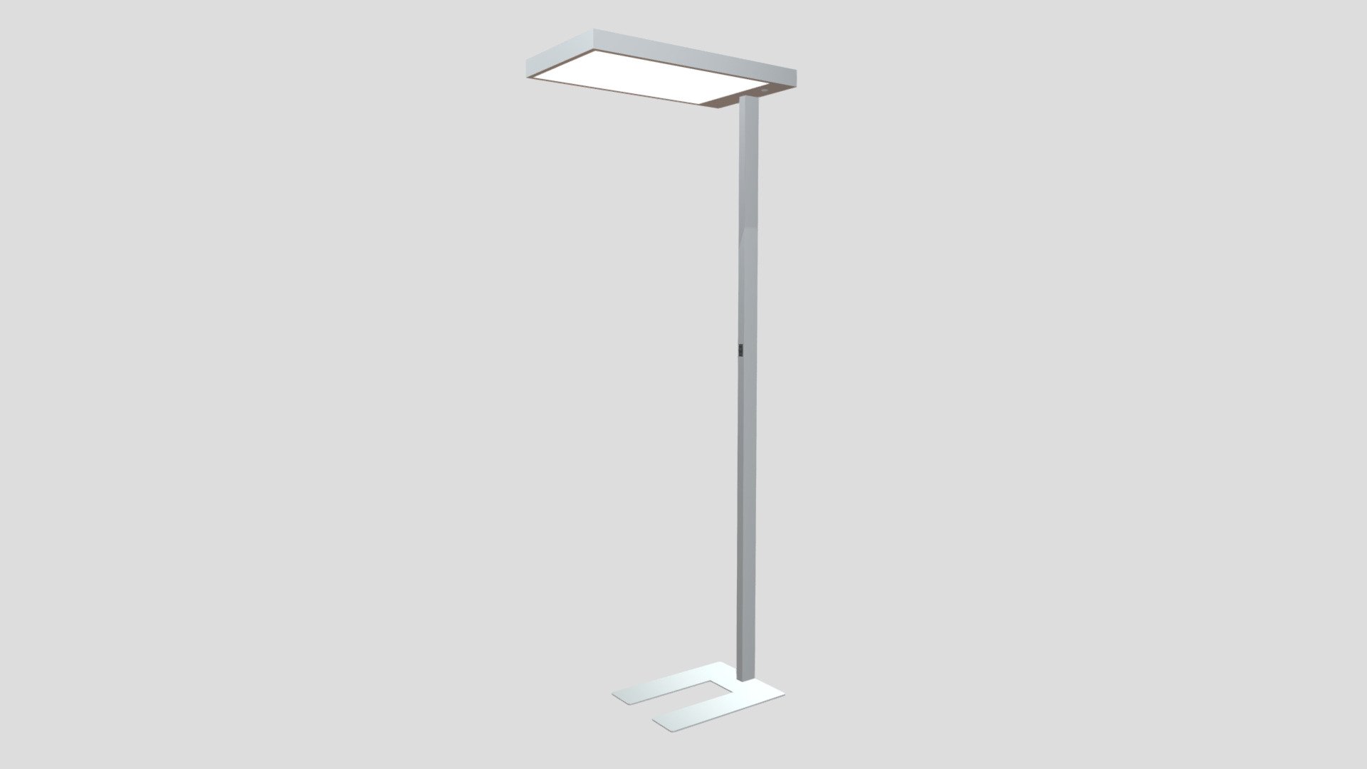 Office Floor Lamp (Silver)