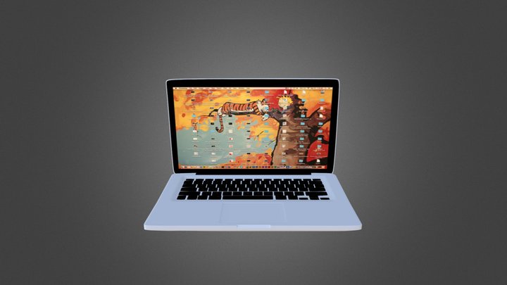 Mac Book Pro 3D Model