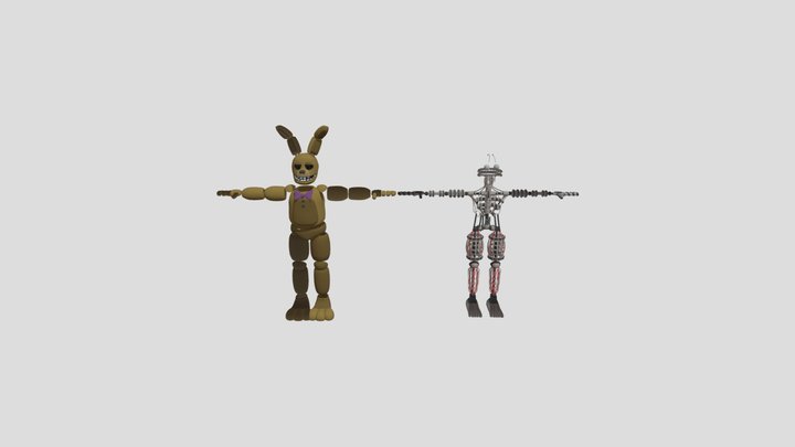Spring Bonnie 3D Model