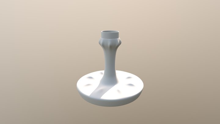 Shisha Vase 003 3D Model