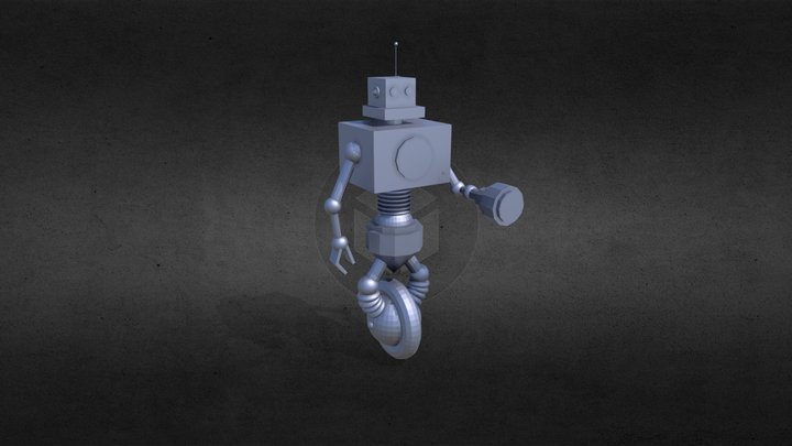 Model with Primitives 3D Model