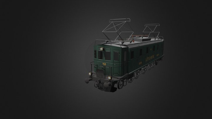 BLS Be5/7Locomotive 3D Model