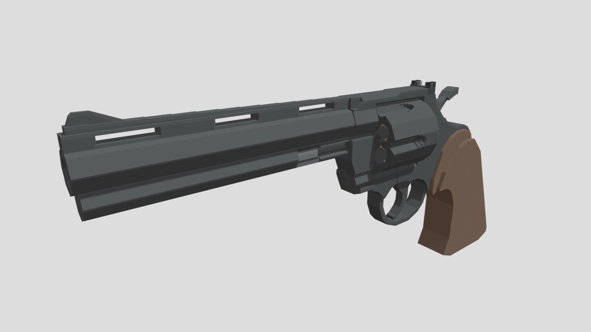 Colt-Python-Minecraft - 3D model by Nothingness0 [37bcf2e] - Sketchfab