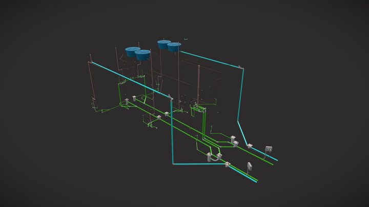 HIDROSSANITÁRIO EMÍLIA 3D Model