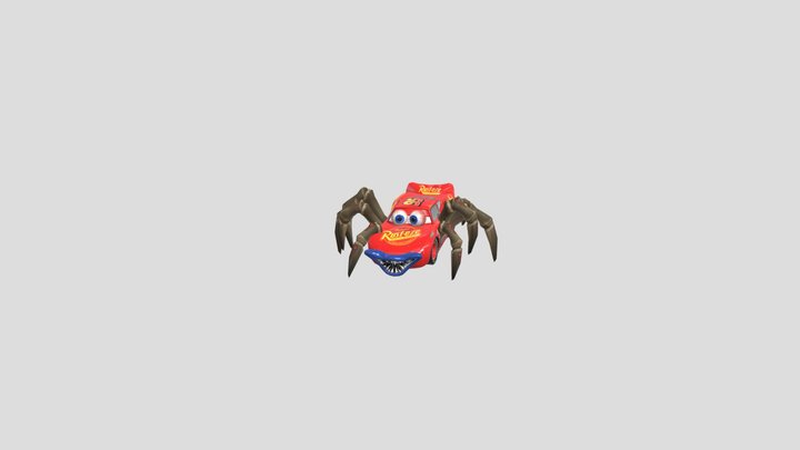 (BeamNG Drive Mod Character) Mcqueen Cyborg 3D Model